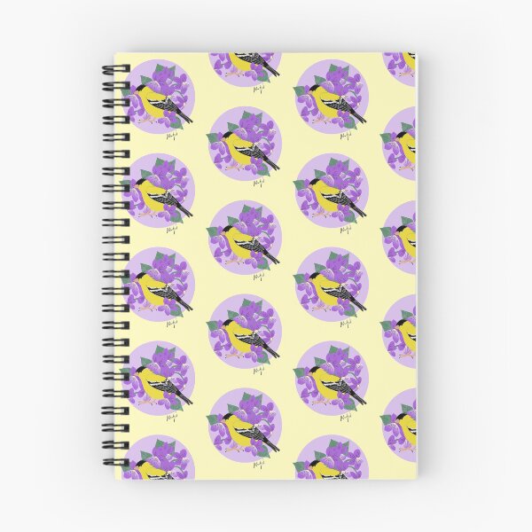 Item preview, New Jersey Goldfinch and Violets designed and sold by jswinford.