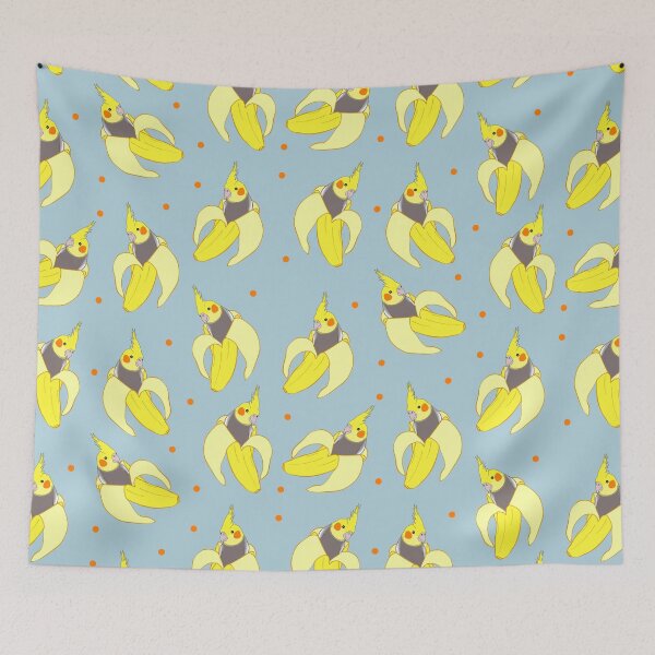 Item preview, ((( bamboozled ))) banana cockatiel designed and sold by FandomizedRose.