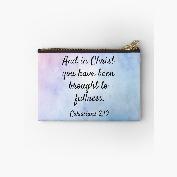 Aperçu de l'œuvre Et en Christ, vous avez été amené à la plénitude. Colossiens 2:10, chrétien, verset de la Bible créée et vendue par Logic72.