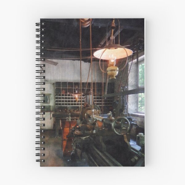 Item preview, Machine Shop With Lantern designed and sold by Susan Savad.