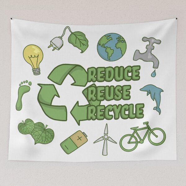 Item preview, Reduce, reuse, recycle designed and sold by GoodbyeDolly.