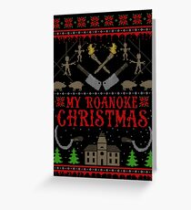 Mein Roanoke Weihnachten Grußkarte