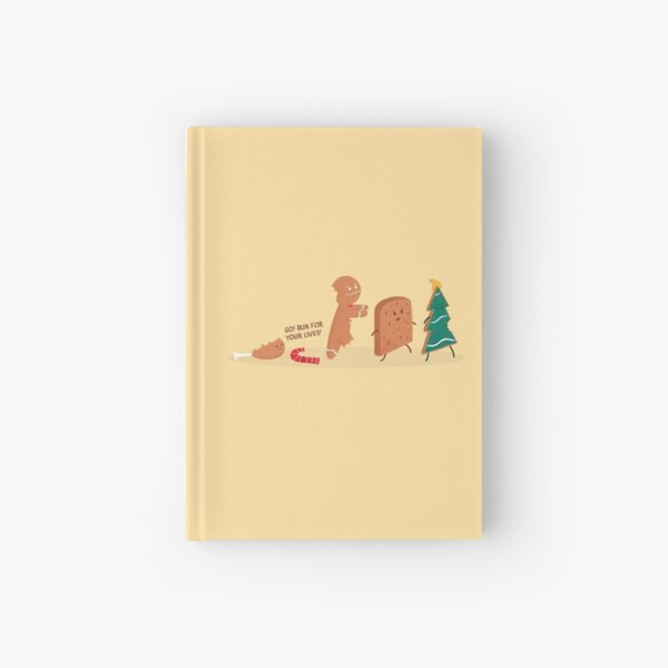 It's Christmas! Run for your lives! Hardcover Journal