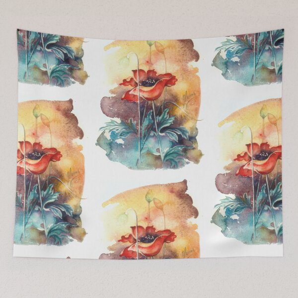 Item preview, "In the Turquoise Coat"  from the series "Blossoming Planet" designed and sold by Anna Miarczynska.