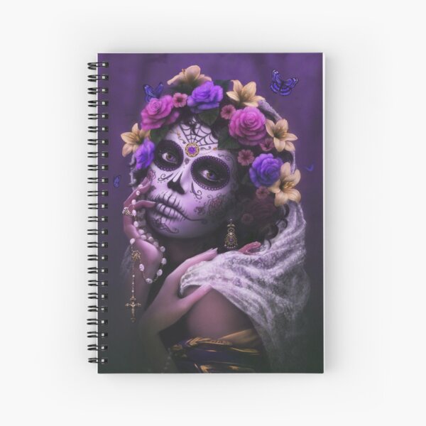 Dia De Los Muertos Spiral Notebook