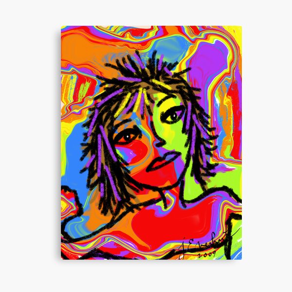 Rainbow Girl by Julie Everhart Canvas Print