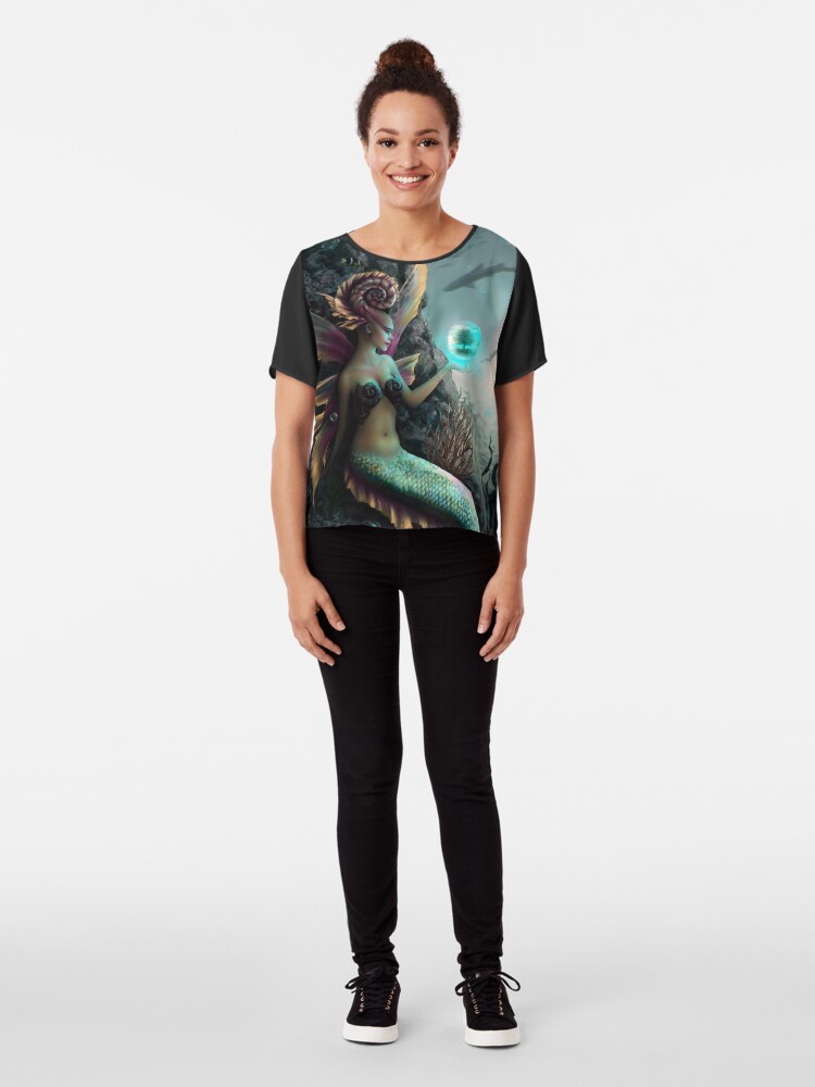 Alternate view of Another Life Chiffon Top