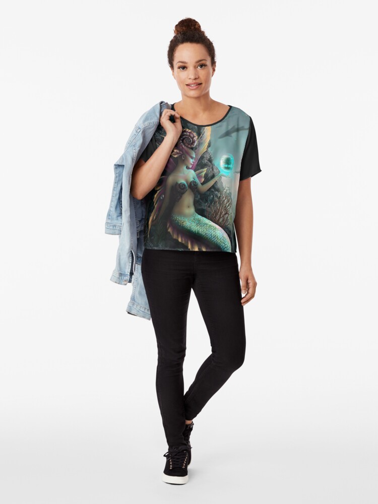 Alternate view of Another Life Chiffon Top