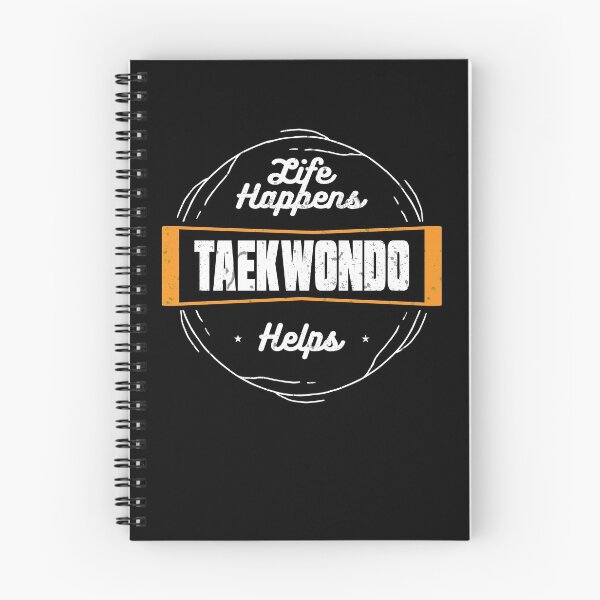 Item preview, Life Happens Taekwondo Helps Cute Martial Arts designed and sold by KNUXX Shop.