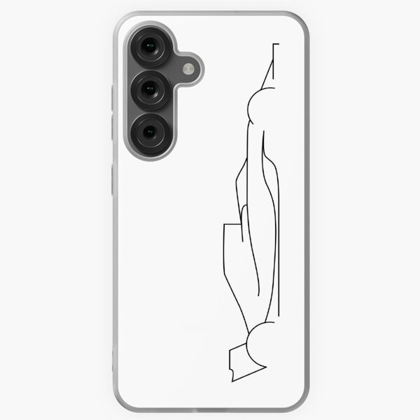 Aperçu de l'œuvre Profil de voiture vertical blanc créée et vendue par F1FB.