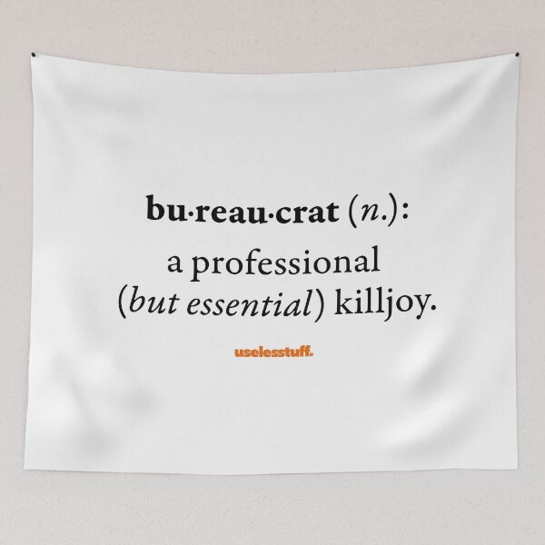Item preview, 16653-01-BLT – Uselesstuff® Dictionary – Bureaucrat – Professional (Black) designed and sold by Uselesstuff.