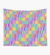 Multicoloured Barcodes Wall Tapestry