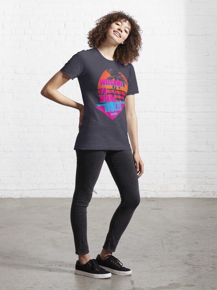 Alternate view of Welcome To Miami - Roley Essential T-Shirt