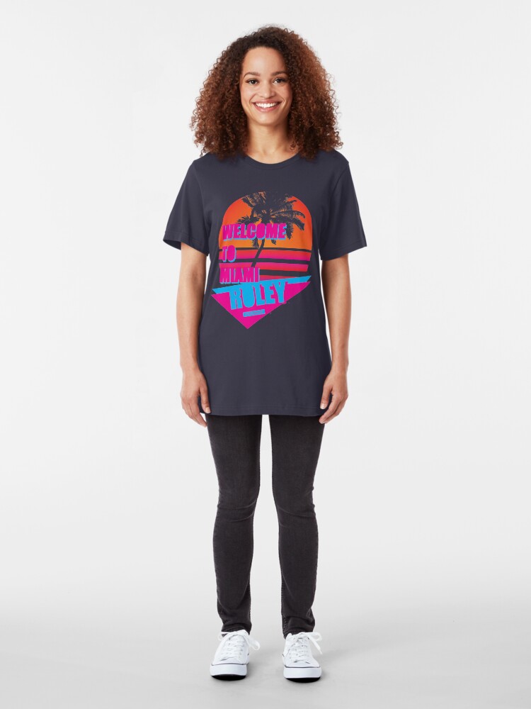 Alternate view of Welcome To Miami - Roley Slim Fit T-Shirt