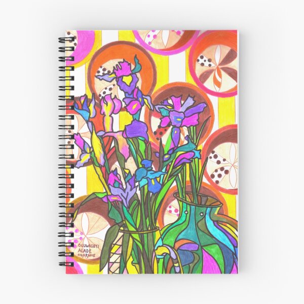 Item preview, Iris flowers and paper cups designed and sold by tqueen.