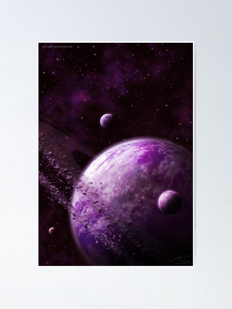 Alternate view of Pink Super Earth (Xianthen-18) Poster