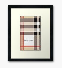 burberry Framed Print