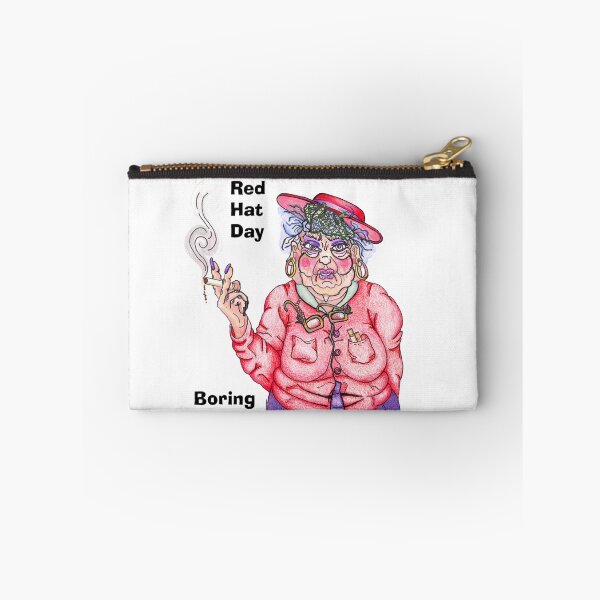 Item preview, Another Red Hat Day, Boring. designed and sold by Sharon Schwalbe.