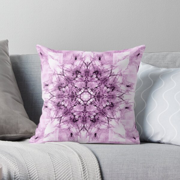 Dragonheart - Inverted Pink Throw Pillow