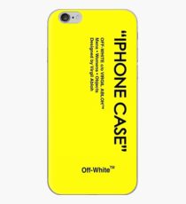 gelb abloh weiß iPhone-Hülle & Cover