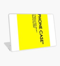 Vinilo para portátil abloh amarillo blanco