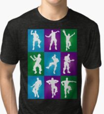Fortnite Dances - color Tri-blend T-Shirt