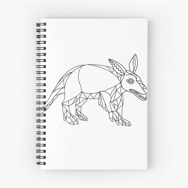Item preview, Aardvark Black and White Mono Line designed and sold by patrimonio.
