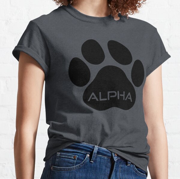 Alpha Paw Print Classic T-Shirt