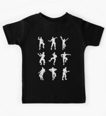 Fortnite Dances - black Kids Tee