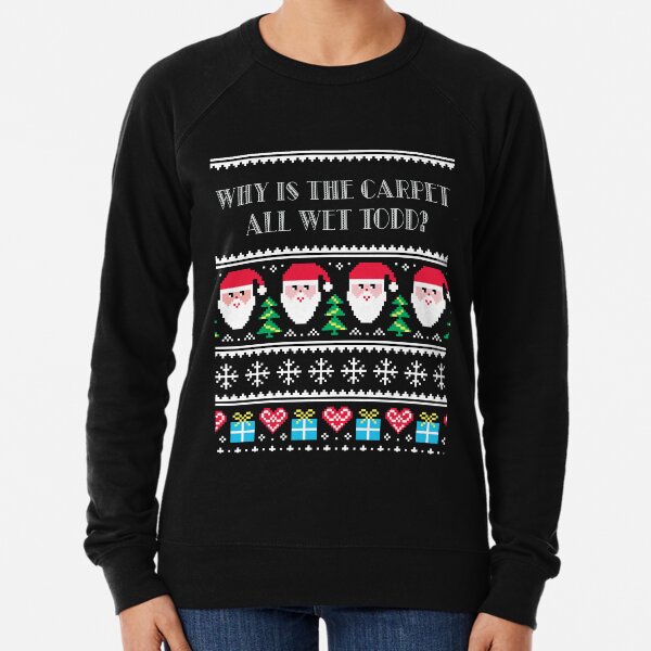 Send It Christmas Sweater Lightweight Sweatshirt By Createdtees Redbubble