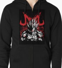 Majin Vegeta Zipped Hoodie