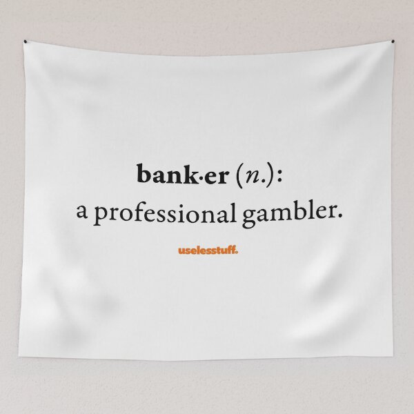 Item preview, 16654-01-BLT – Uselesstuff® Dictionary – Banker – Professional (Black) designed and sold by Uselesstuff.