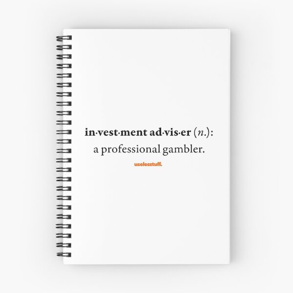 Item preview, 16655-01-BLT – Uselesstuff® Dictionary – Investment Adviser – Professional (Black) designed and sold by Uselesstuff.