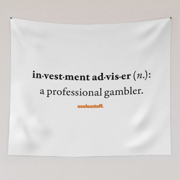 Item preview, 16655-01-BLT – Uselesstuff® Dictionary – Investment Adviser – Professional (Black) designed and sold by Uselesstuff.