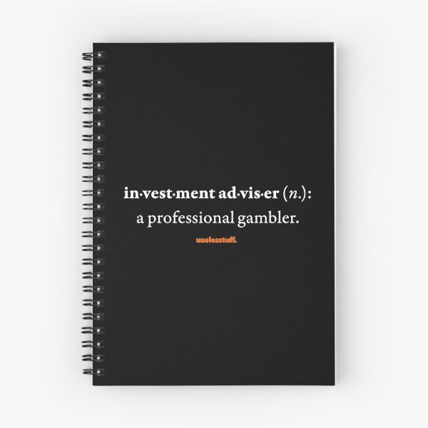 Item preview, 16655-01-BDK – Uselesstuff® Dictionary – Investment Adviser – Professional (White) designed and sold by Uselesstuff.