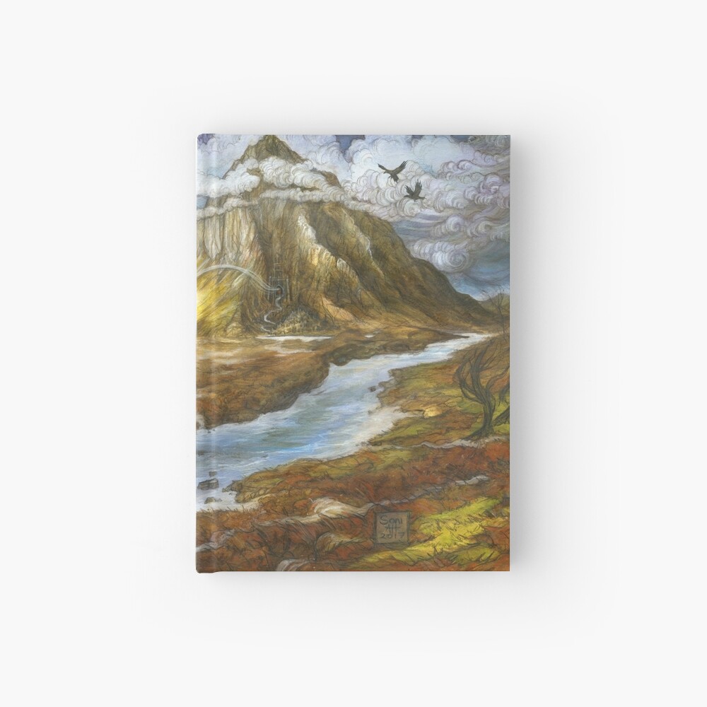 Lonely Mountain (borderless) Hardcover Journal