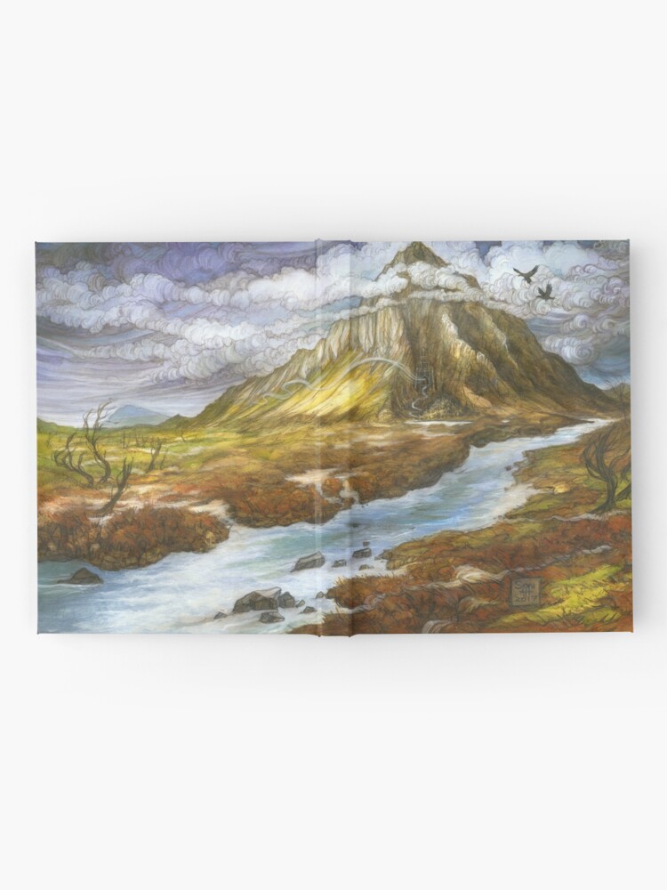 Alternate view of Lonely Mountain (borderless) Hardcover Journal