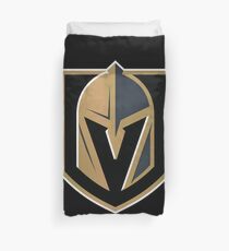 Vegas Golden Knights (Metallic True Color Logo) Duvet Cover