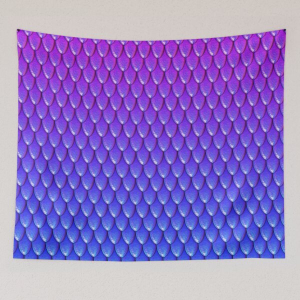 Item preview, Purple Ombre Dragon Scales designed and sold by pixelscapes.