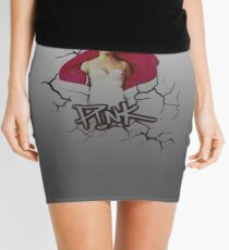 pink beauty trauma Mini Skirt