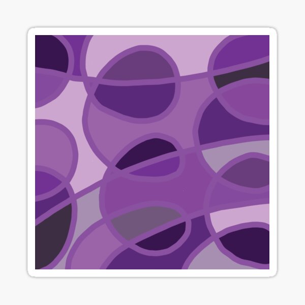Purple Circles Sticker