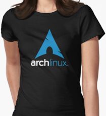 arch linux Women's Fitted T-Shirt