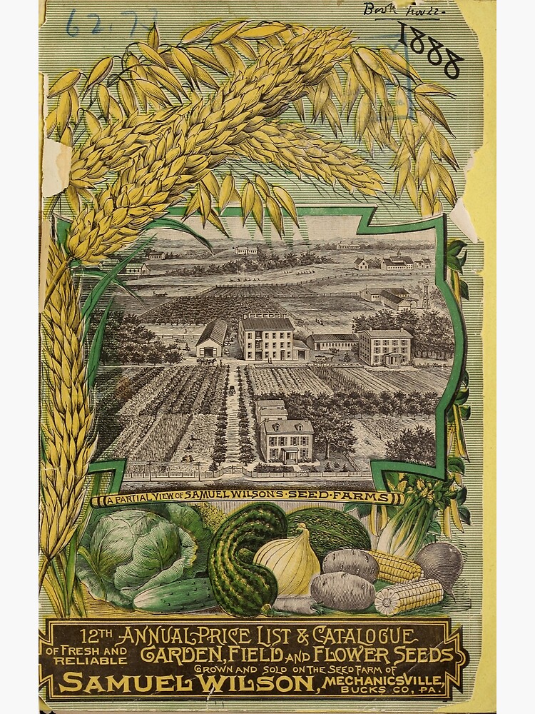 "Vintage 1888 Seed Catalog" Photographic Print for Sale by Douglas E