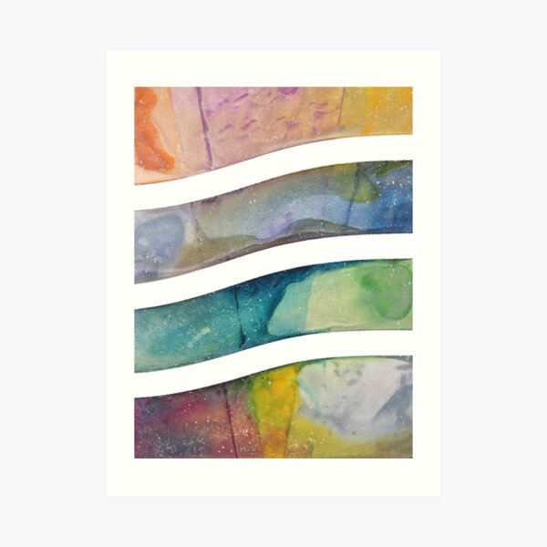 Rainbow Wave Art Print