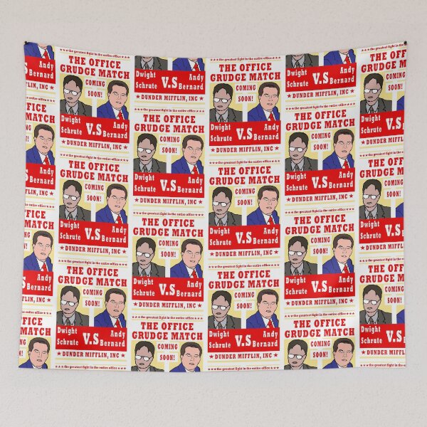 Item preview, The office Dwight Schrute v.s Andy Bernard grudge Match designed and sold by akbangar.