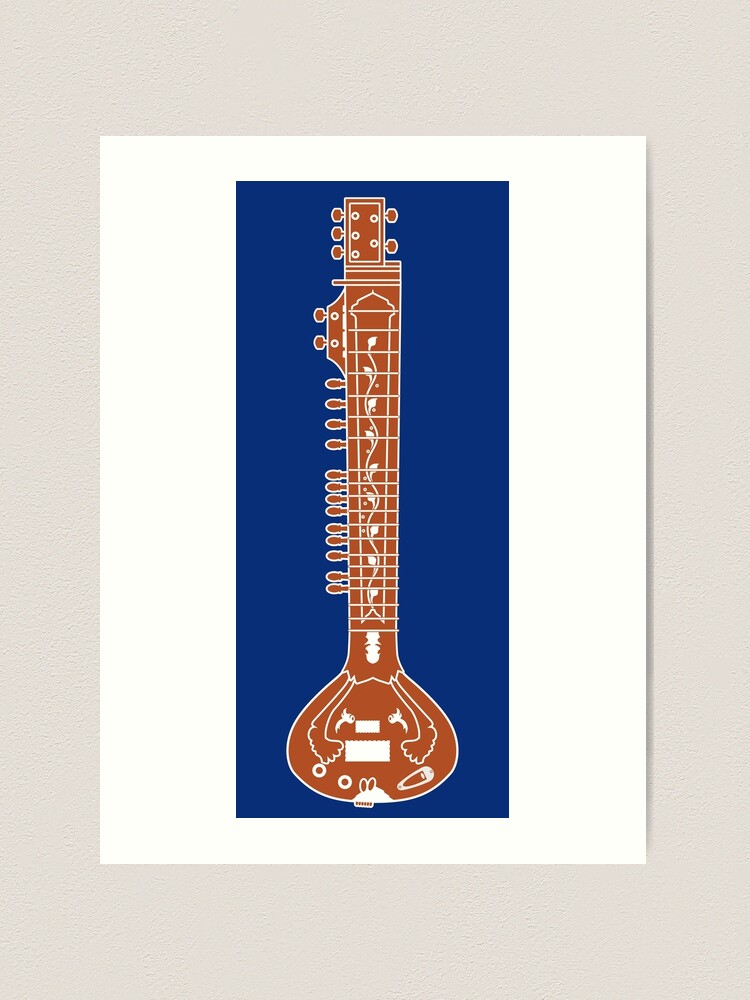 Beautifully crafted doodle icon of sitar 7539173 Vector Art at Vecteezy