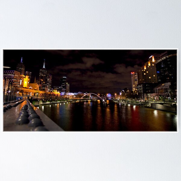 Item preview, Yarra river from Sandridge Bridge designed and sold by AndrewWilson.