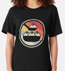 Chinese Food Soup Dumpling - Retro Vintage Slim Fit T-Shirt