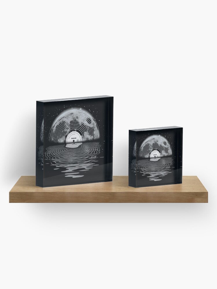 Alternate view of Moon Song Acrylic Block