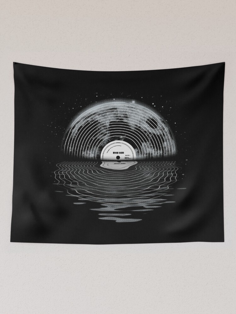 Thumbnail 2 of 3, Tapestry, Moon Song designed and sold by Jorge Lopez.